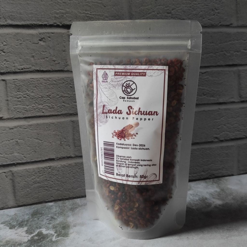

Lada Sichuan 50gr - Rempah Tiongkok / Nora Healthy Food