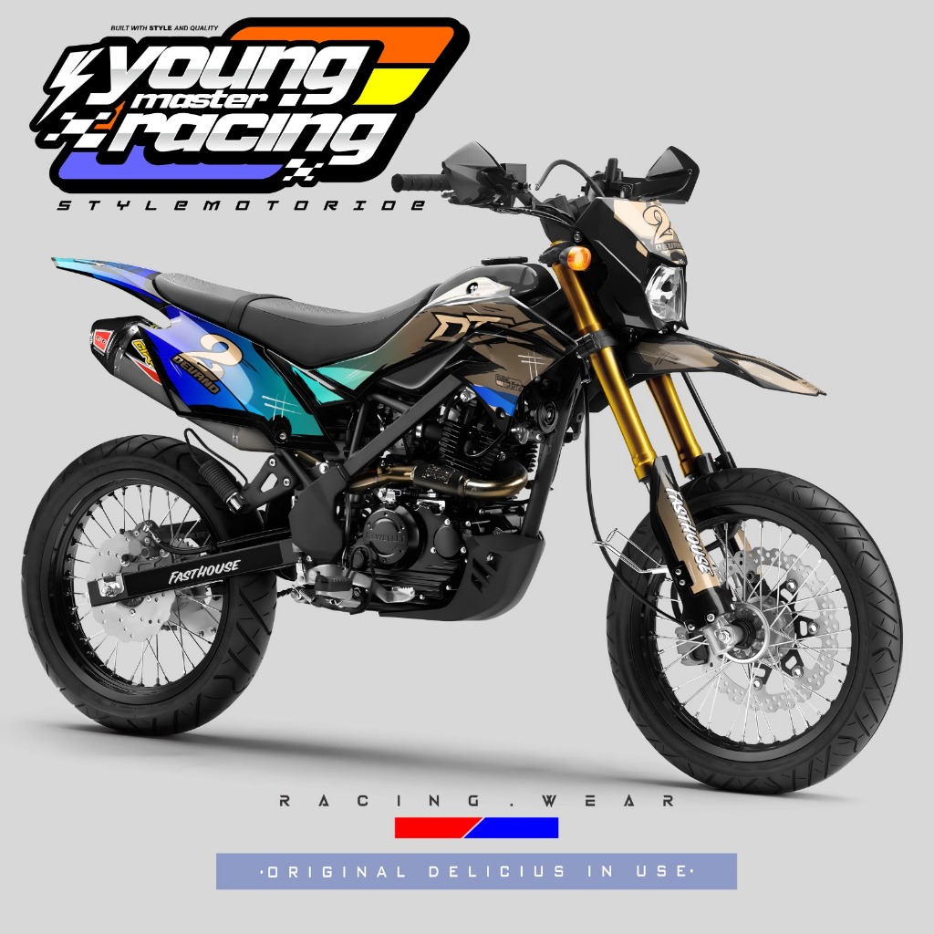 DECAL STIKER KLX - DTRACKER - KLX OLD/S FULLBODY CUSTOM