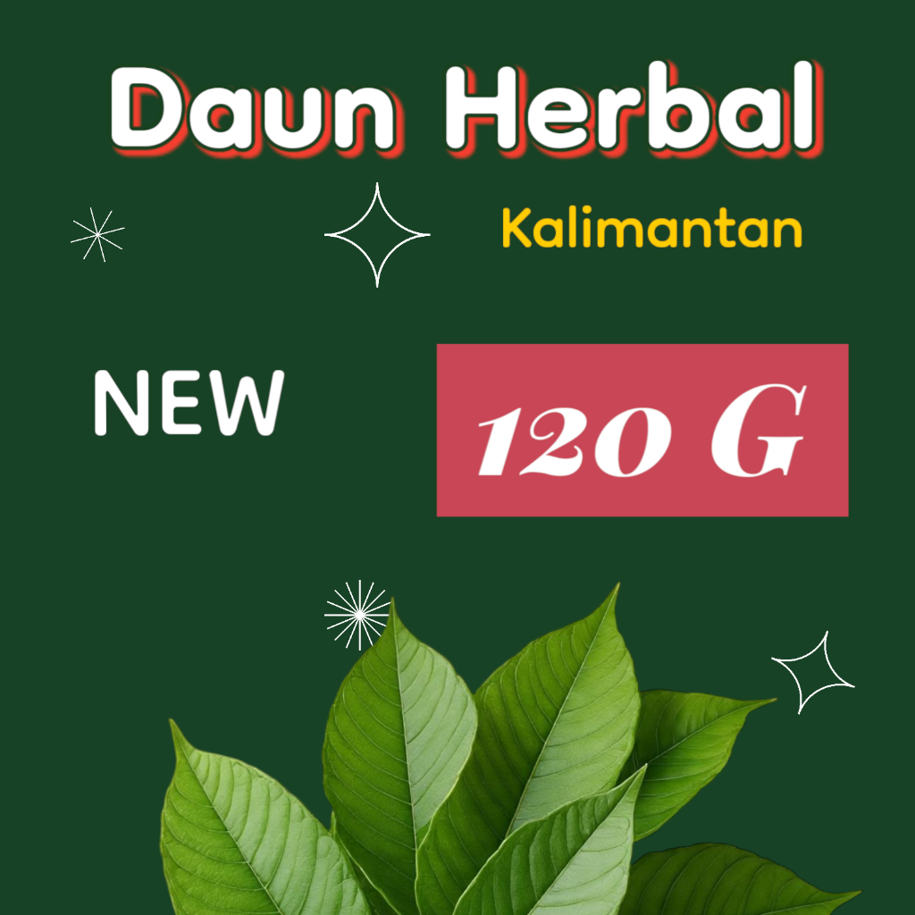 

Bubuk herbal daun herbal kalimantan varian hijau /120