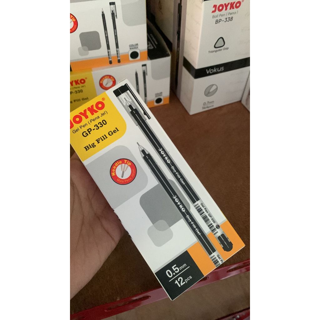 

Pulpen Pen Gel Joyko Big Fill Gel 0,5 mm Gp-330 (12pcs) / Pulpen