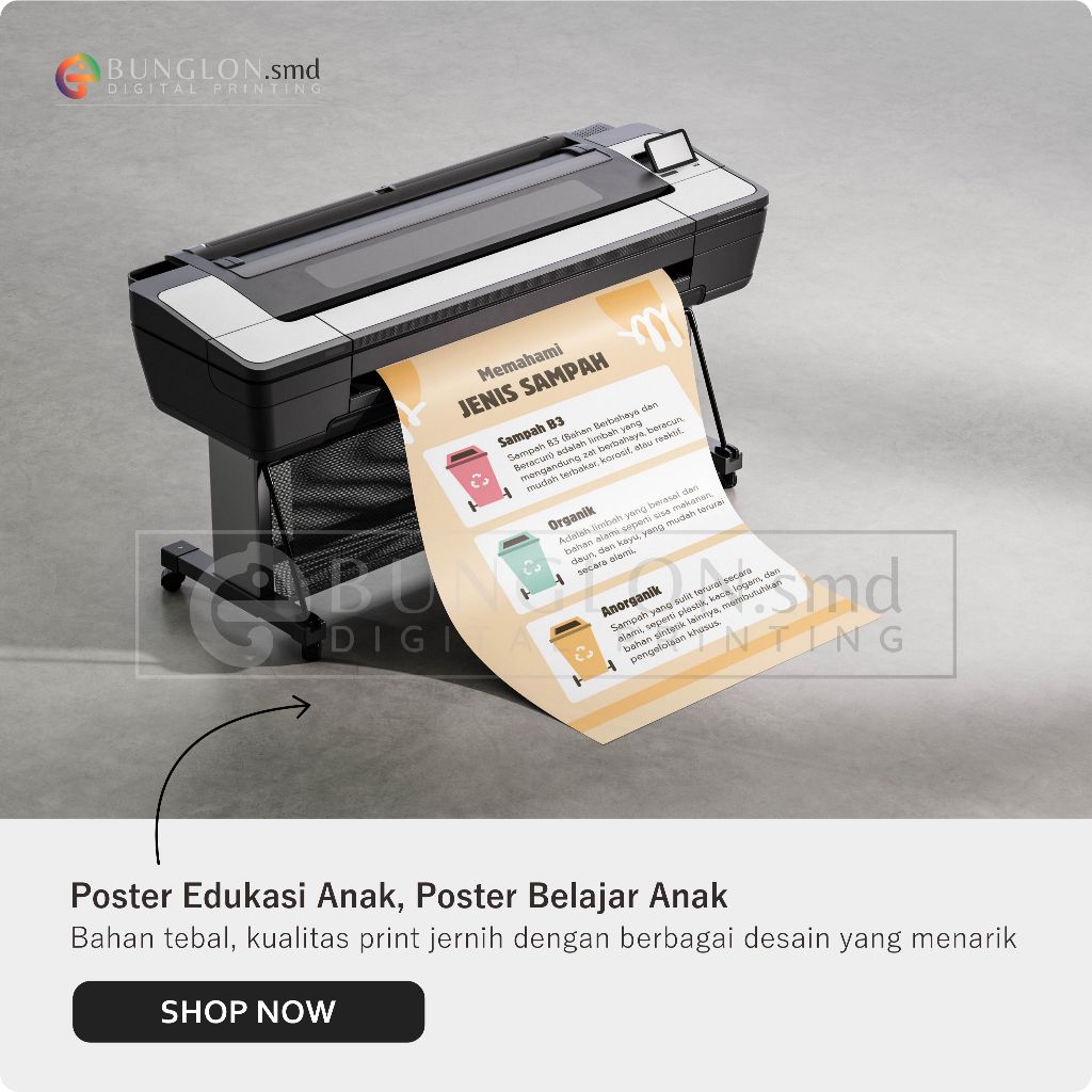 

Poster Memahami Jenis Sampah Model Cream