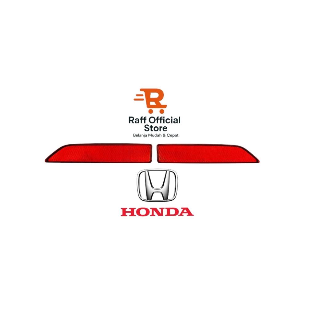 Reflektor lampu mata kucing bemper belakang mobil Honda Mobilio E, S, RS tahun 2014–2019 Original