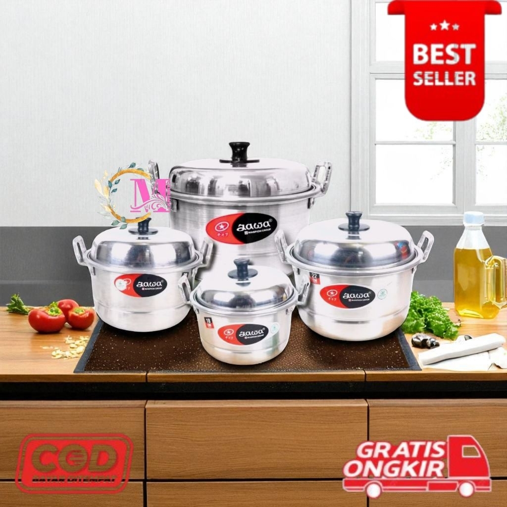 [CM] Dandang aluminium ekonomi Jawa uk 20cm