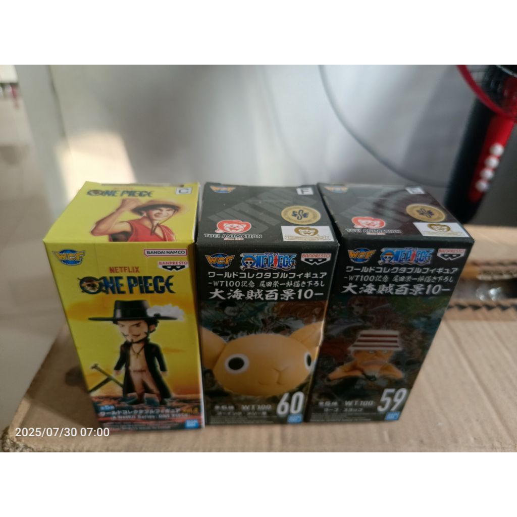 WCF One Piece Zoro Merry Kakek Original Banpresto