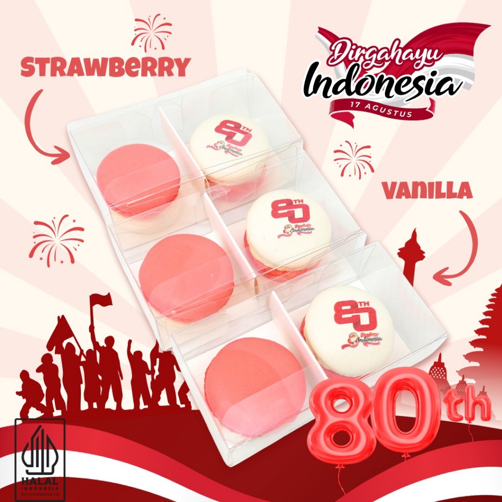 

Annabella Patisserie 2PCS Limited Edition Merdeka Macaron In Gift Box