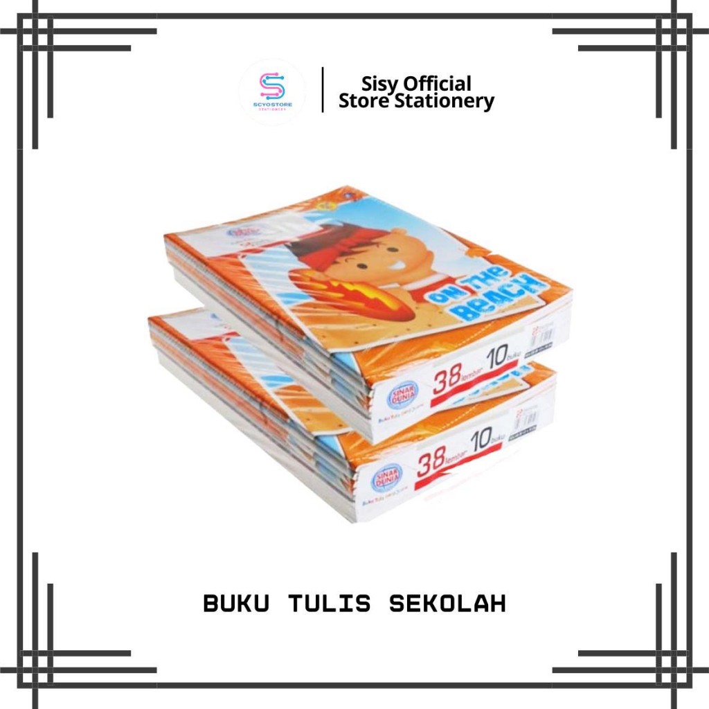 

Buku Tulis Sekolah VISION Isi 38 Lembar 1 pcs Buku Tulis A5