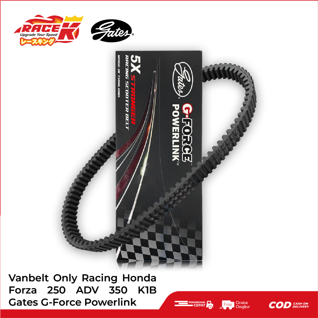 Gates G-Force Vanbelt V-Belt Racing Honda Forza ADV 250 300 350 2020 up K1B K04 Powerlink