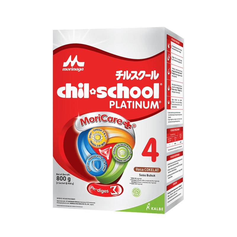 

Morinaga Chil-School Platinum Madu, Coklat, Vanila 800gr
