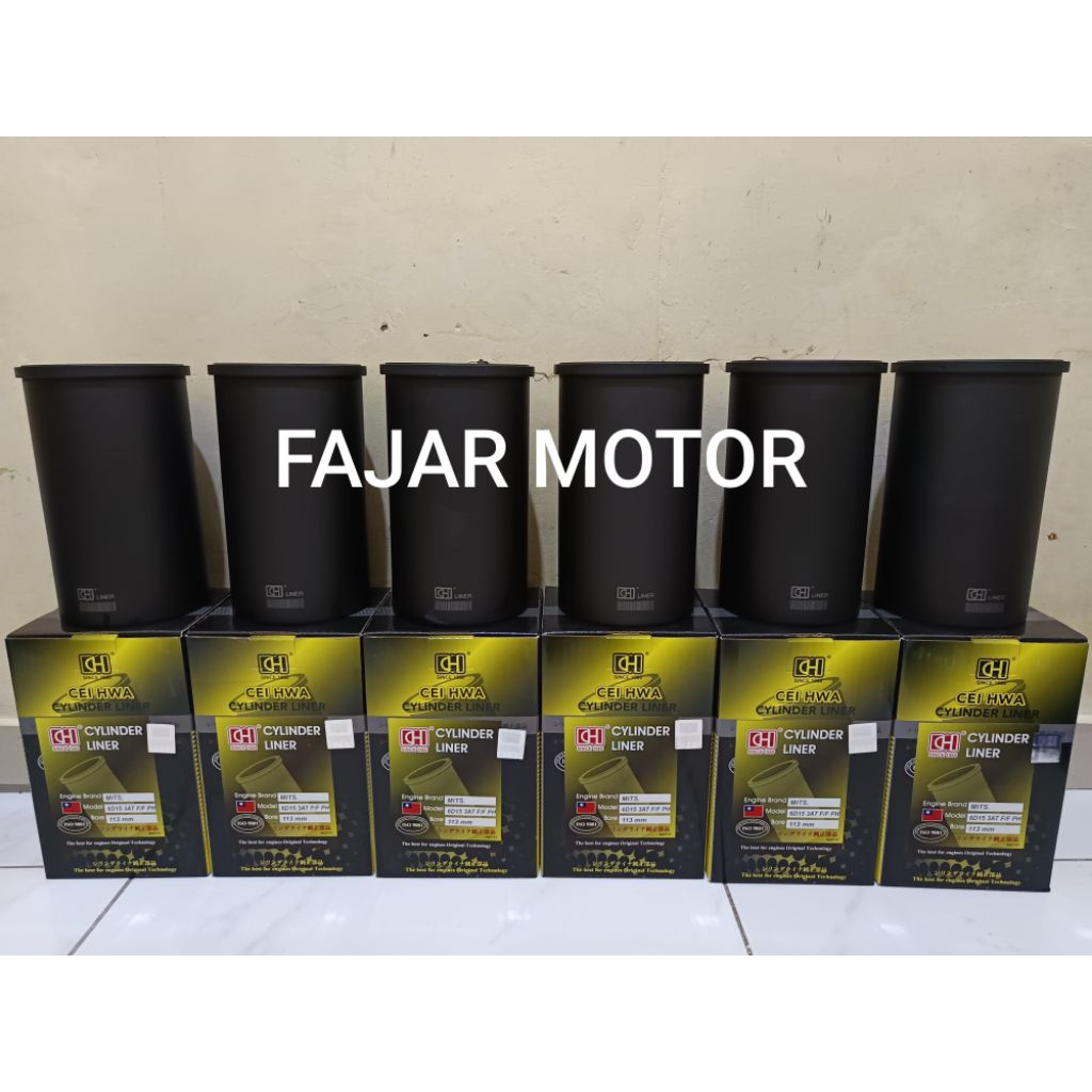 LINER BORING FURING FUSSO 6D15 TURBO  1set