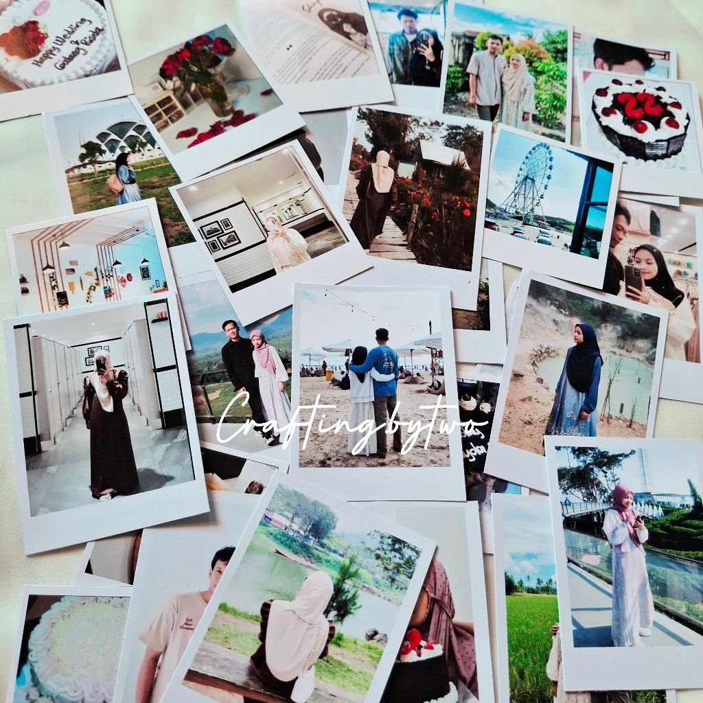 

CETAK FOTO PALAROID UKURAN A4 JADI 9-12 PCS PAKAI KERTAS FOTO