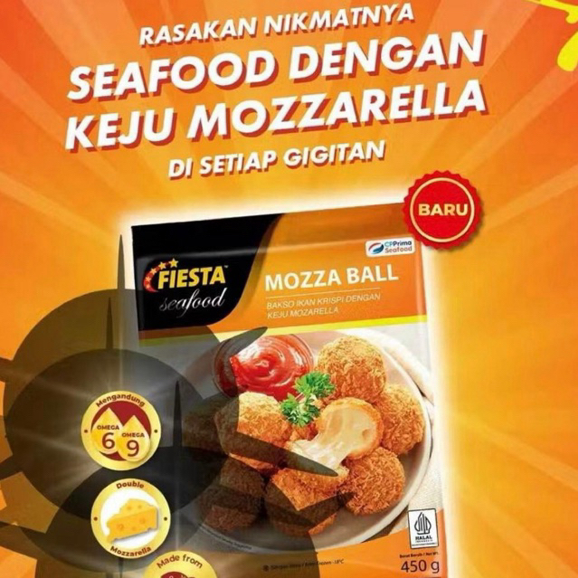 

Fiesta Seafood Mozza Ball 450gr