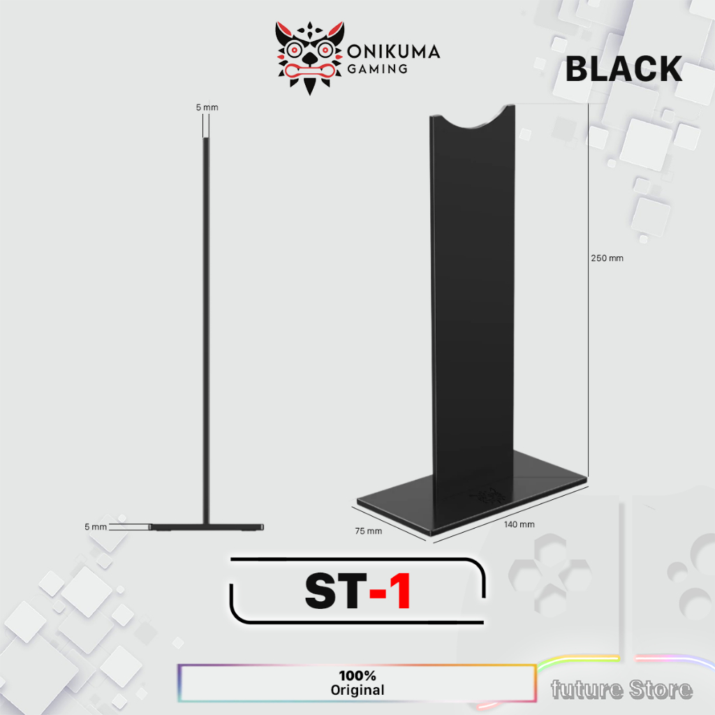 ONIKUMA ST-1  Black Stand Headset Gaming Pink Original Head-Stand Earphone Futures Gaming-Universal 
