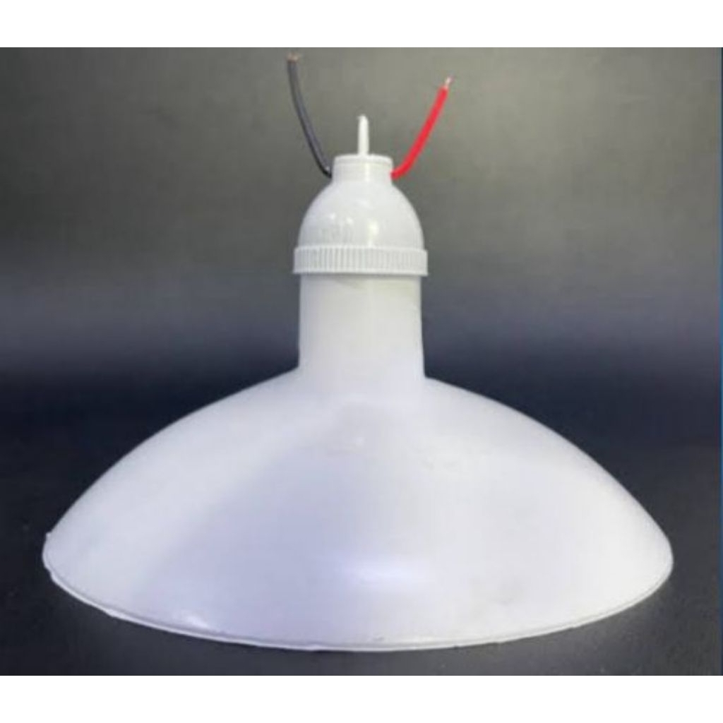 Fitting Gantung HSC Kap WD Putih H-218BW / Fitting Gantung Kap Lampu Jalan Lampu Penerangan Lampu Ou