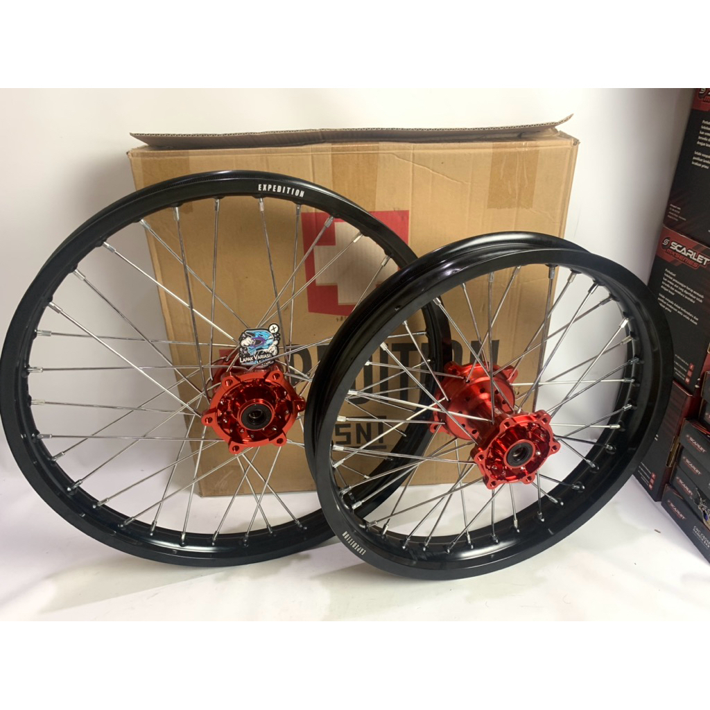 velg crf 150 l KLx 150 dan WR 155 trail trabas ring 18 21 full expedition velg expedition tromol cnc