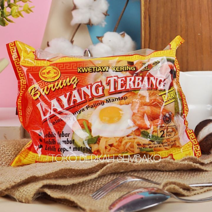 

[oddsolshop] pekanbaru/Burung Layang Terbang Kwetiau Kering 140GR