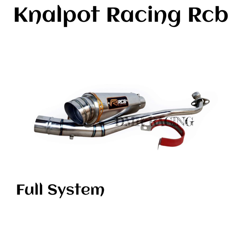 Knalpot Racing Rcb Corong Supra Jupiter Revo Karisma Blade Vega Shogun Astrea Grand Crypton Kaze