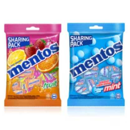 

Permen Mentos mint & fruit 108gr