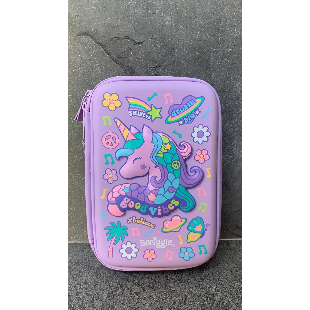 

SMIGGLE ALL STARS PENSILCASE HARDCASE DOUBLE ZIP UNICORN - TEMPAT PENSIL SMIGGLE