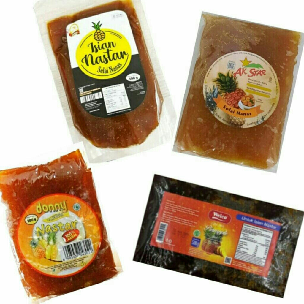 

ISIAN NASTAR 500G (DONNY/ EDNA/ WELCO/ AK STAR) SELAI NANAS