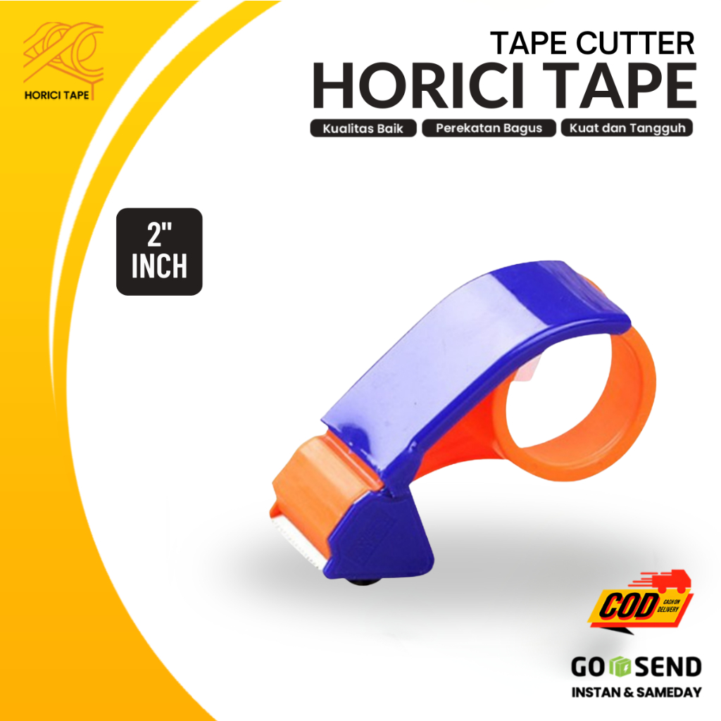 

HORICI 6 PCS Tape Cutter Dispenser Lakban 2 Inch