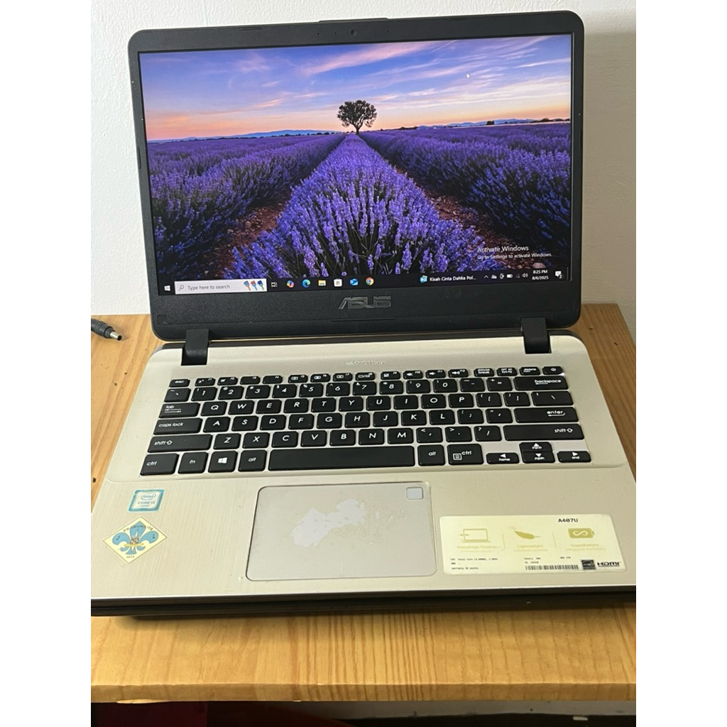 Asus A407U, Core i3-6006U 8/256 GB
