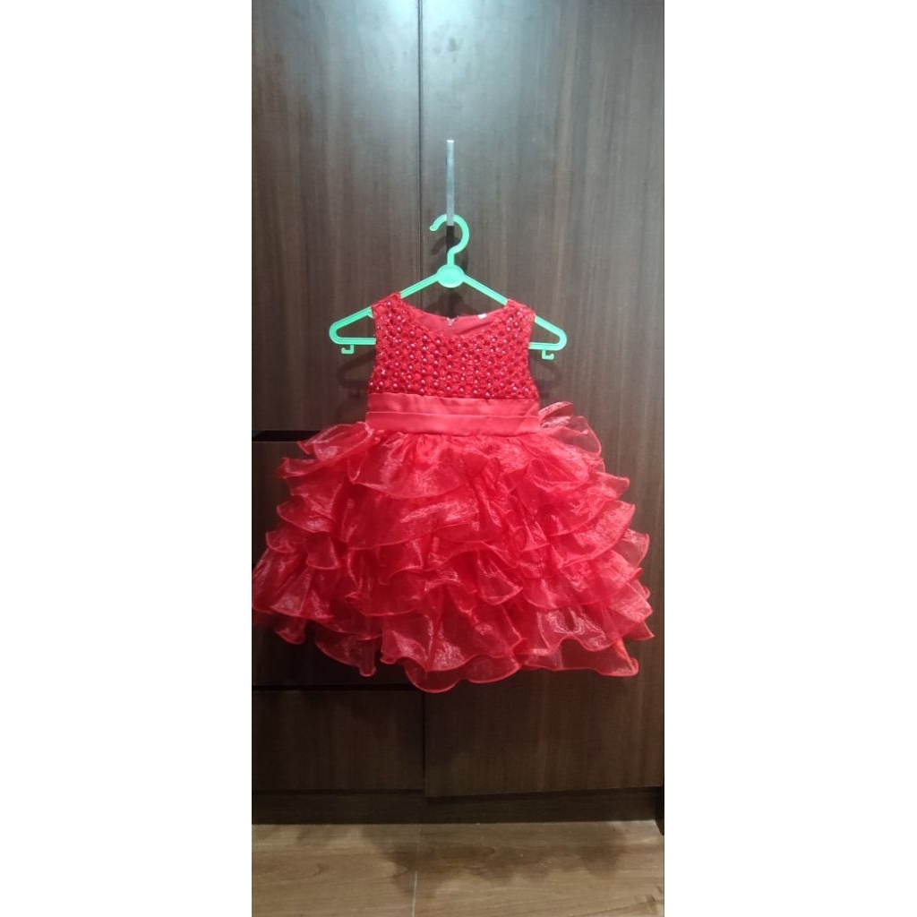 dress pesta bayi preloved