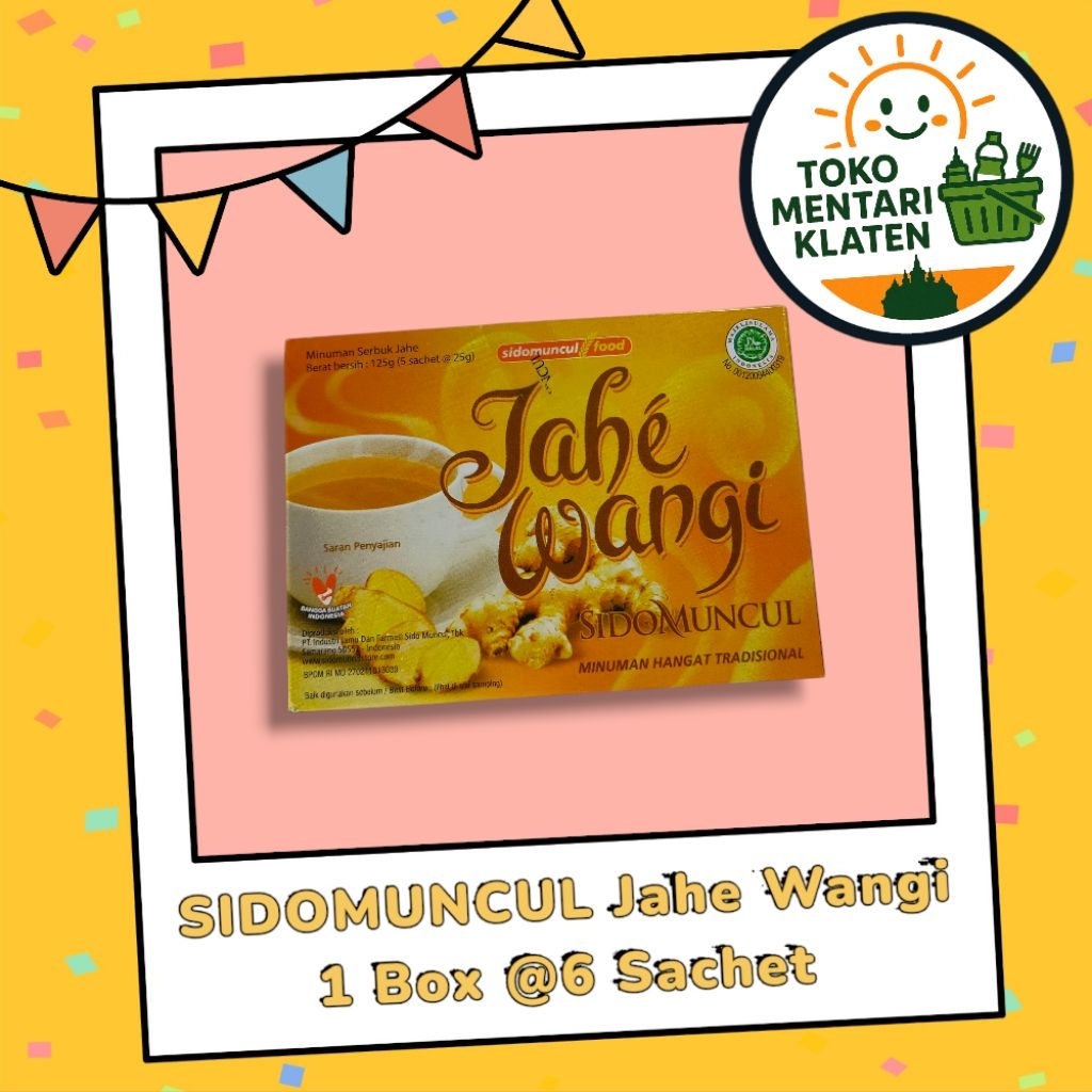 

SIDOMUNCUL Jahe Wangi – Minuman Hangat Tradisional, Nikmat & Menyehatkan