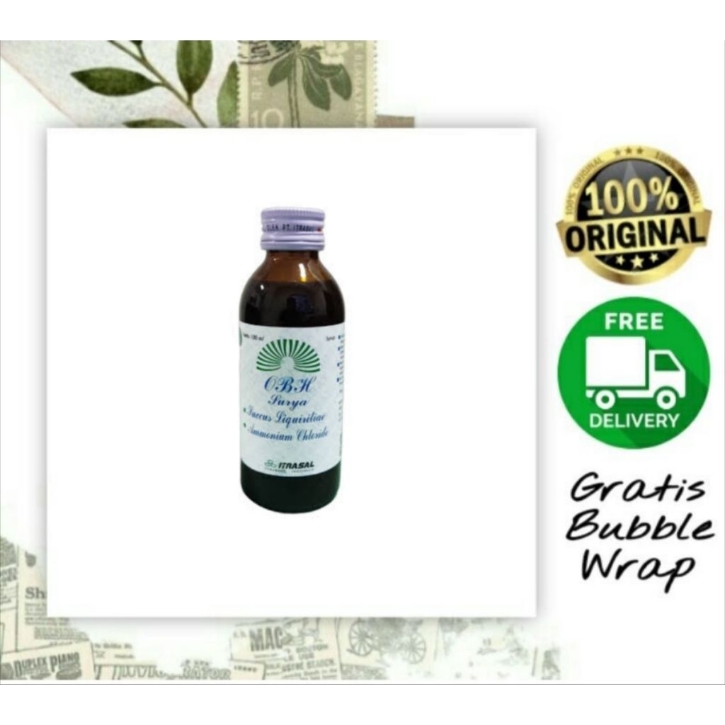OBH Surya / OBH Itrasal / Obat Batuk Hitam Surya / Sirup Obat batuk