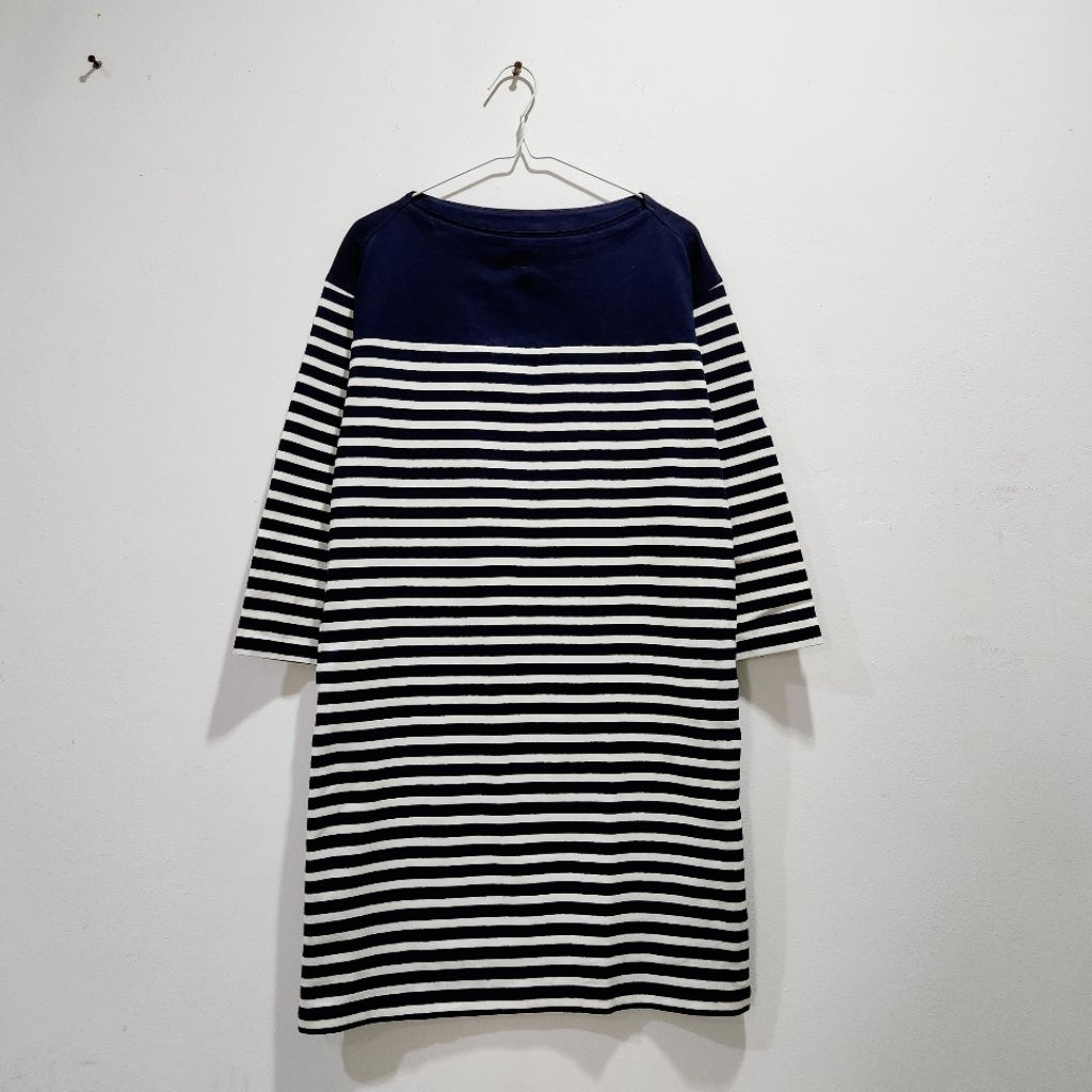 DRESS RAJUT GARIS-GARIS TUNIK RAJUT DRESS MOTIF GARIS-GARIS