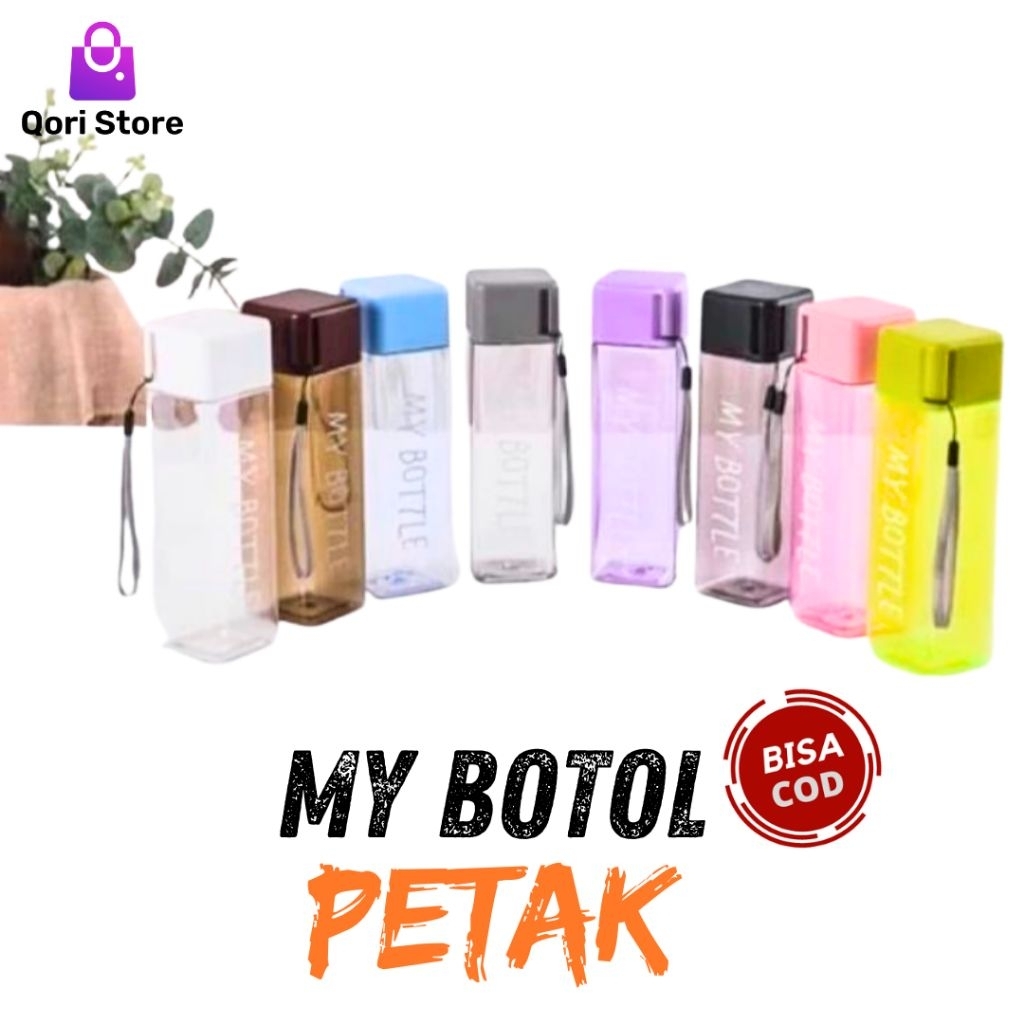 Qori Store - My Botol Petak / My Botol Petak / Botol Minum / Botol Tumbler