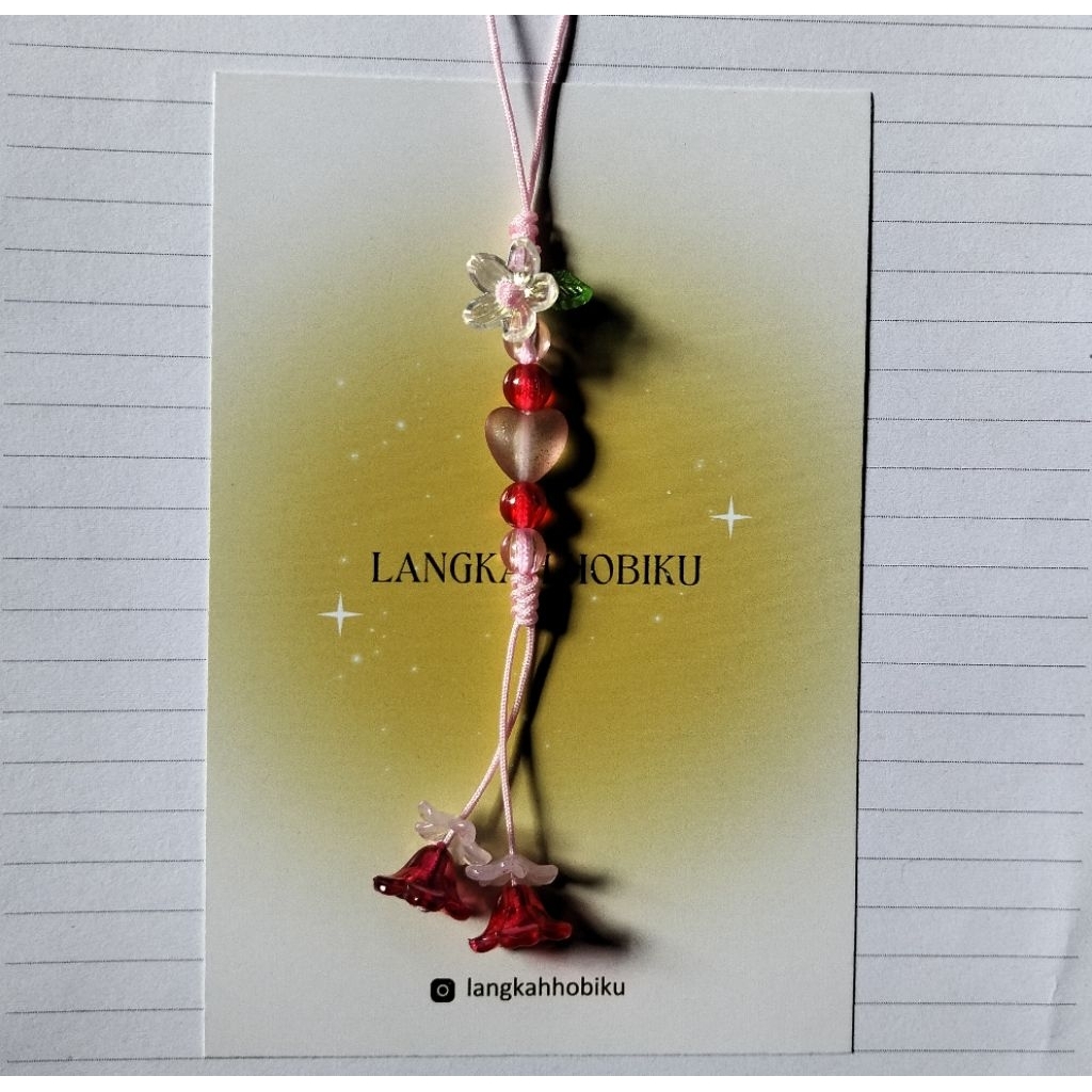 Phone Charm | Keychain | Gantungan HP | Gantungan Kunci | Gantungan Manik Bunga | Part 5 | By Langka