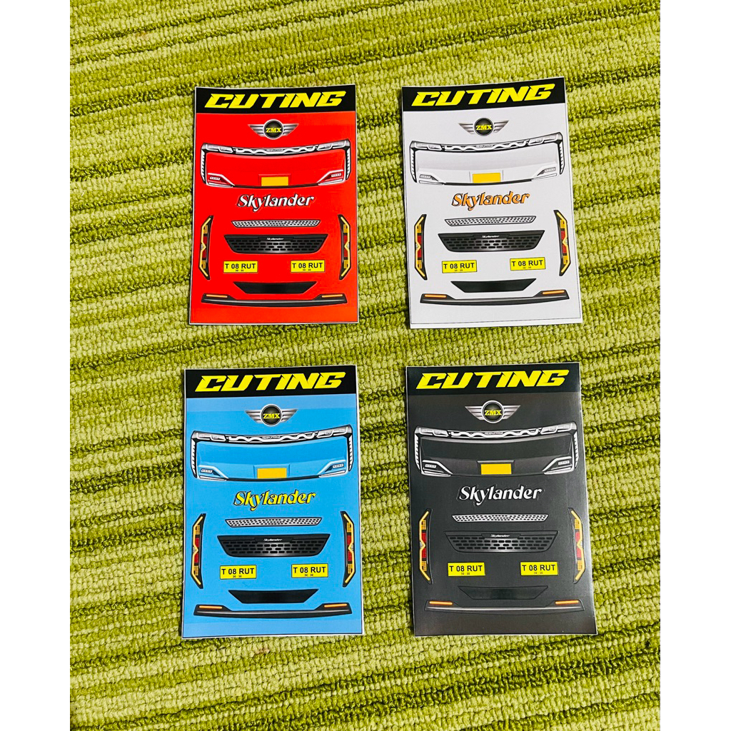 Stiker Headlamp R25 Skylander Cuting