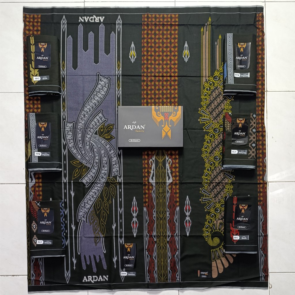 Sarung ardan family briliant motif batik untuk dewasa muslim