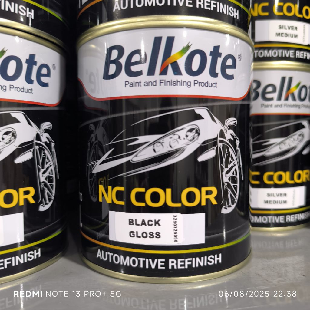 Cat Duco Nc Belkote Hitam Gloss Kendaraan