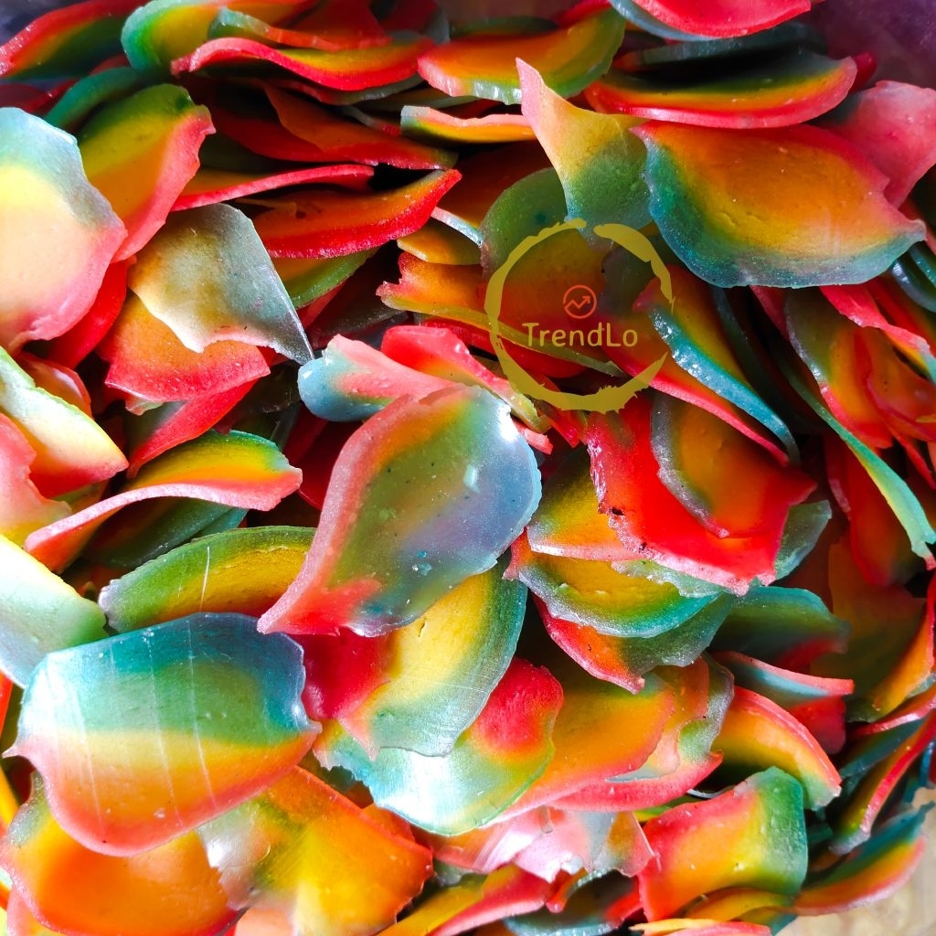 

[Bal] Kerupuk Mentah Rainbow Pelangi Seblak 4,8kg - Trendlo