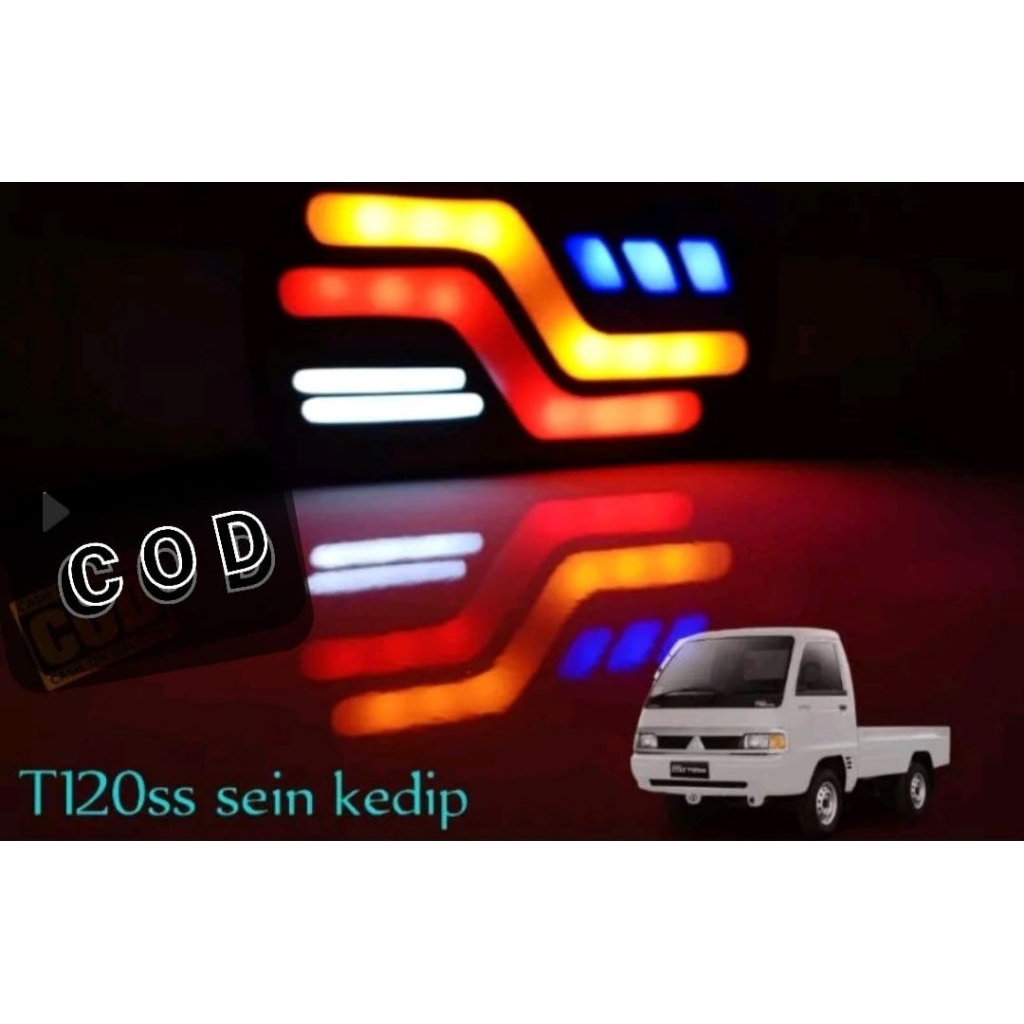 Lampu Belakang Variasi Custom Mobil T120SS Sein Kedip Kanan Kiri Custom