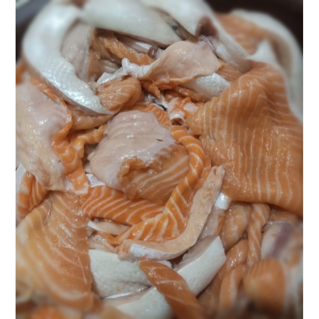 

Belly salmon campur iga