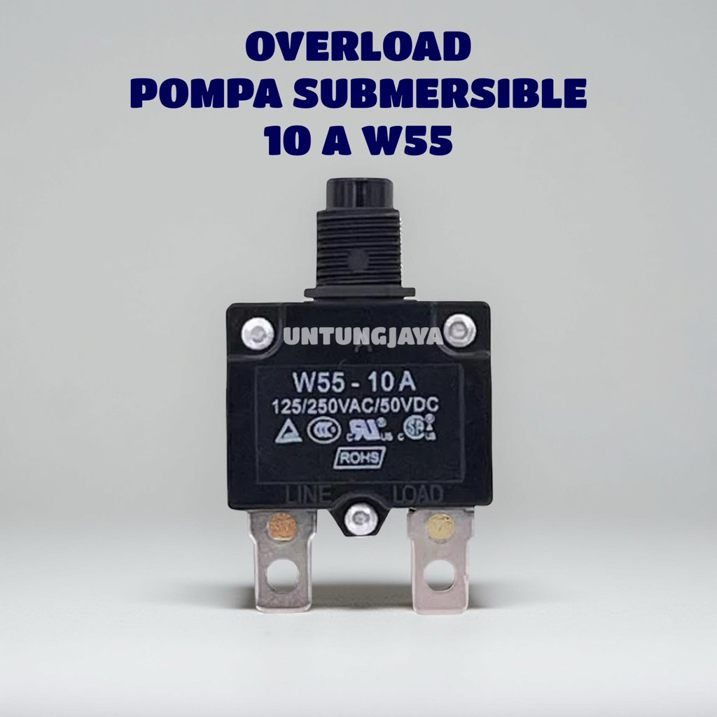 OVERLOAD POMPA AIR SUBMERSIBLE 10A WOKEMA DRAKOS W55 SERIES 10 AMPERE