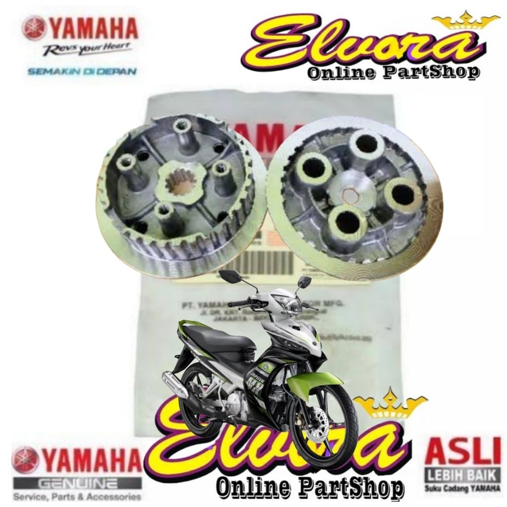 Rumah Kampas Kopling + Lawan Kaki 4 jupiter Mx New 135 Original