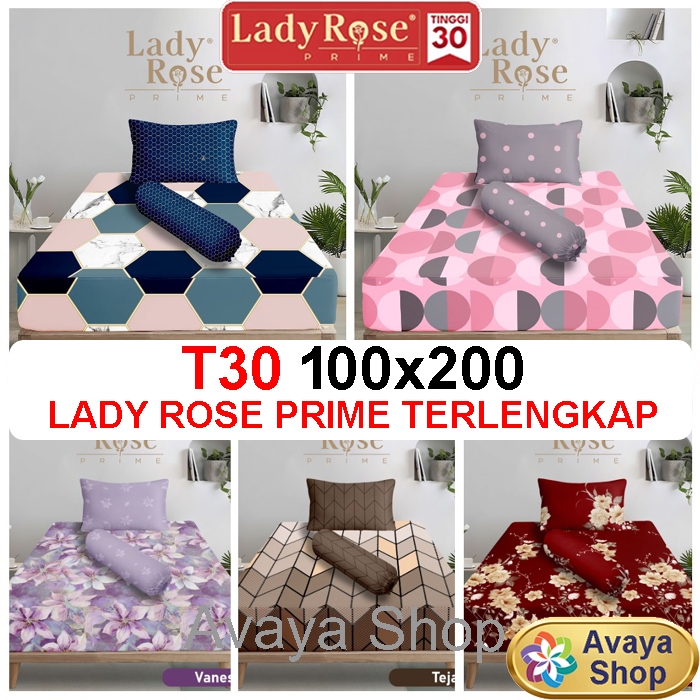 SPREI LADY ROSE 100x200 / SPREI LADY ROSE SINGLE