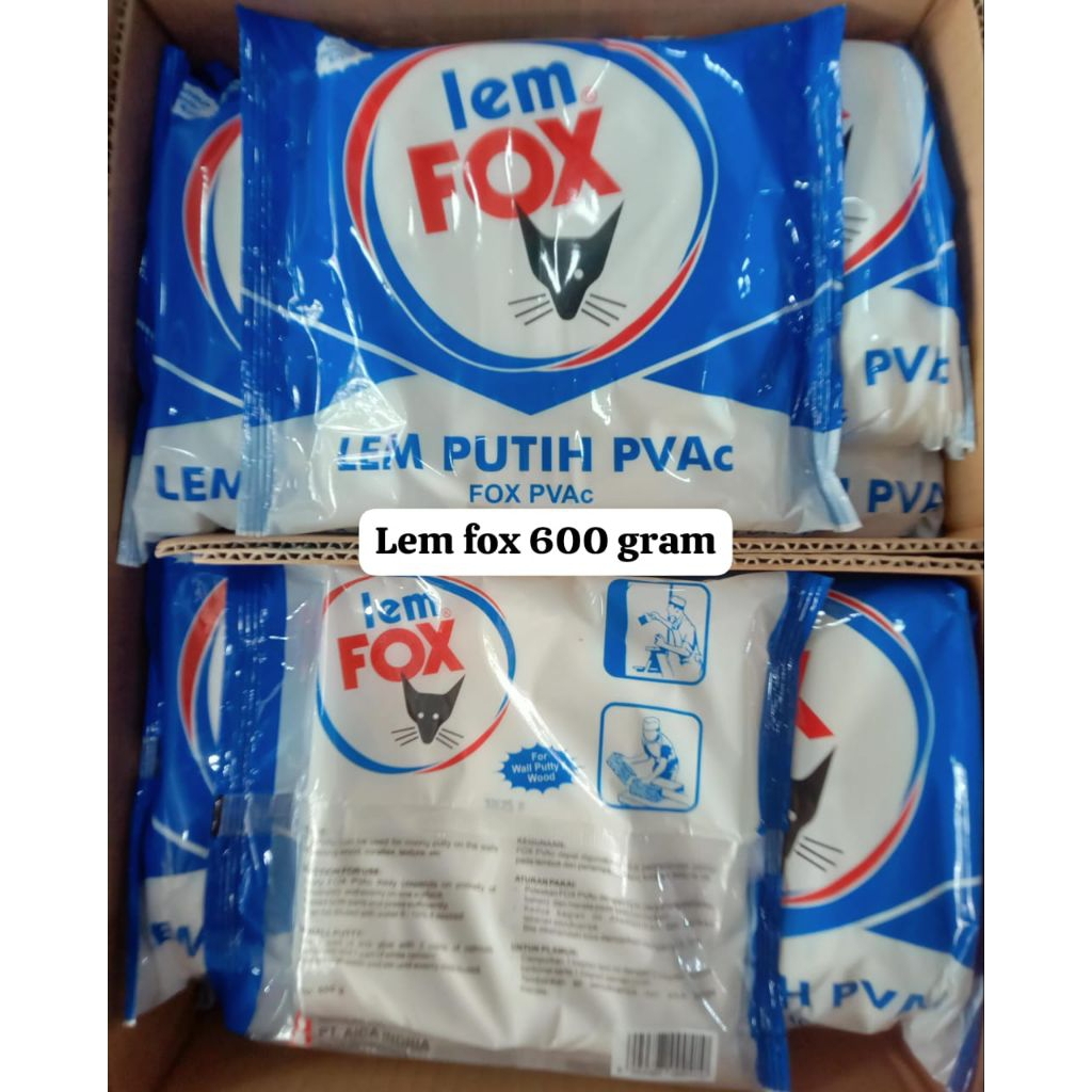 

Lem Fox Putih PVAc 600 Gram – Kemasan Sachet/Refill