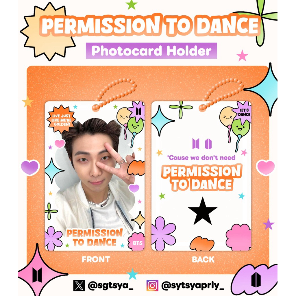 

[PELUNASAN] PHOTOCARD HOLER PERMISSION TO DANCE