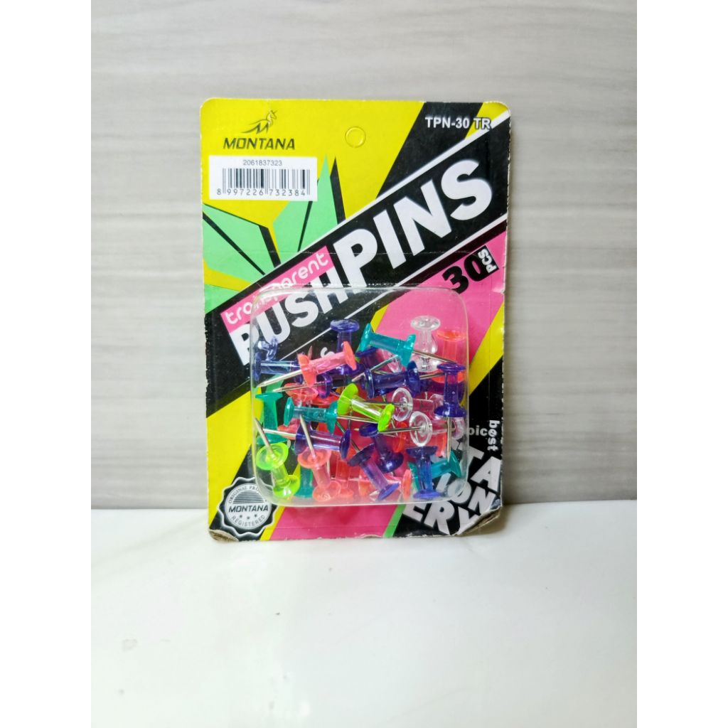 

PUSH PIN isi 30 pcs