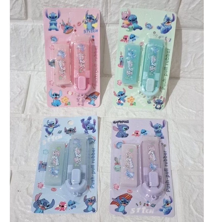 

penghapus rubber eraser stitch atk alat tulis kantor sekolah kuliah motif karakter stitch angel scrump