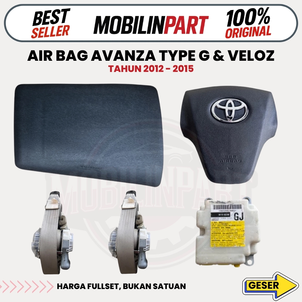 Air Bag Avanza 2012-2015 Type G & Veloz Original / AirBag Avanza Type G & Veloz 2012 2013 2014 2015