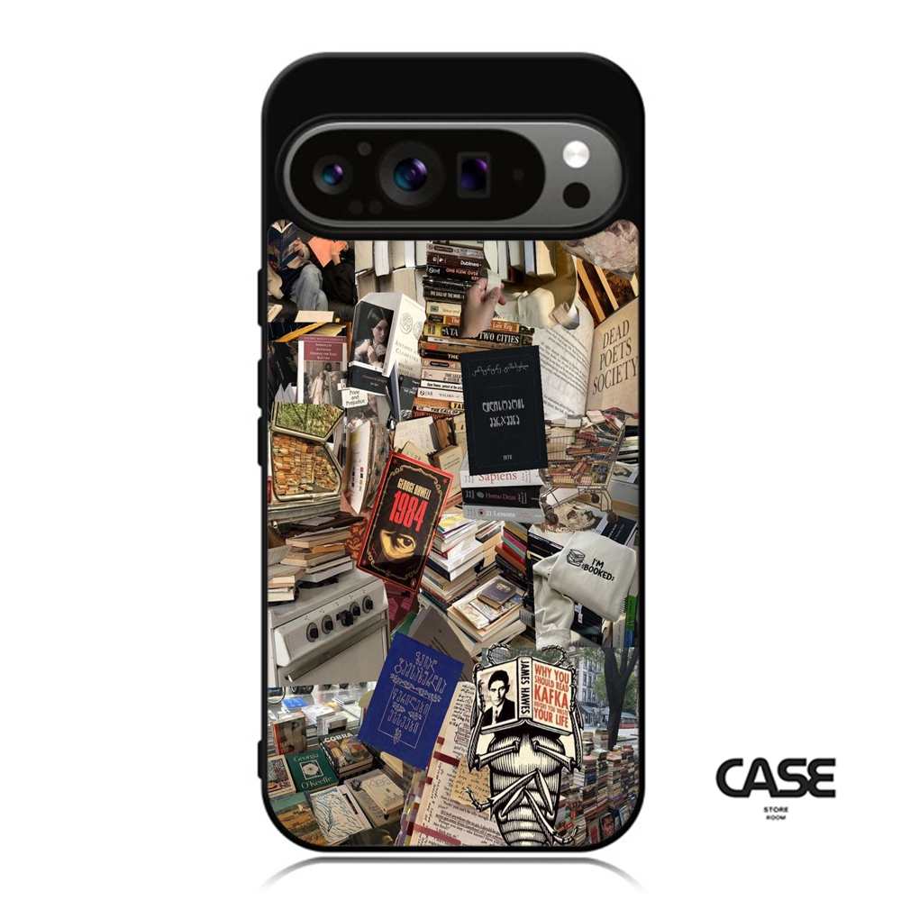 Phone Case Google Pixel 9 8 7 6 5 4 3 Pro XL 4g 5g TPU Custom Softcase Sweats Books