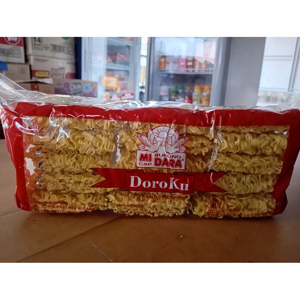 

Mie kering Cap Burung Dara Doroku