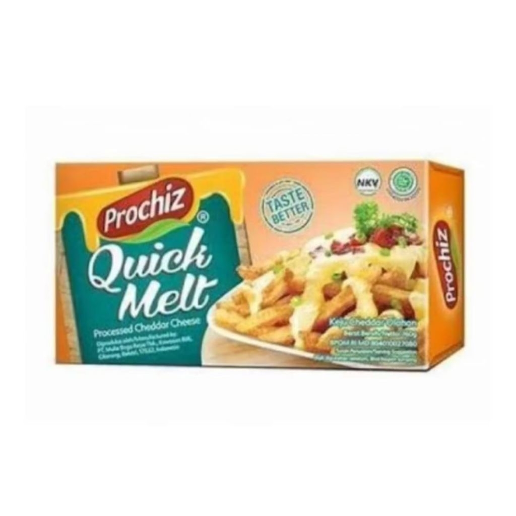 

Prochiz Quick Melt 160 gr| Keju Cheddar Olahan