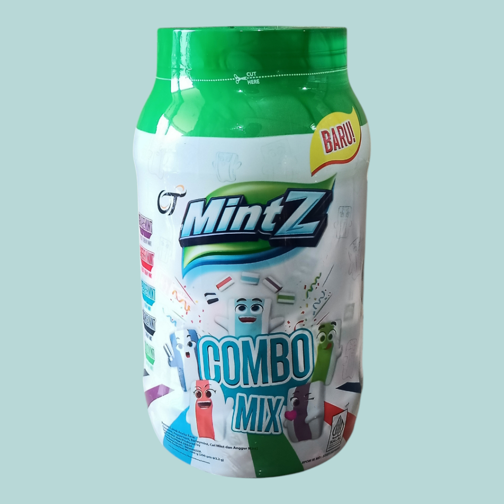 

MintZ Combo Mix – Permen Duo Mint & Pepper Mint Rasa Mix 500gr [200 pcs]