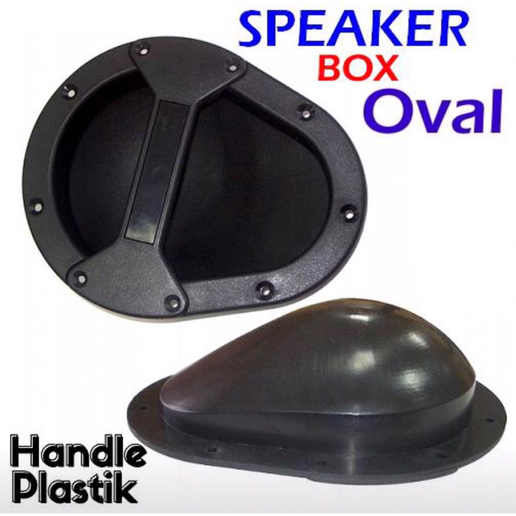 Handle box salon oval plastik PVC handle box handle box speaker handle oval